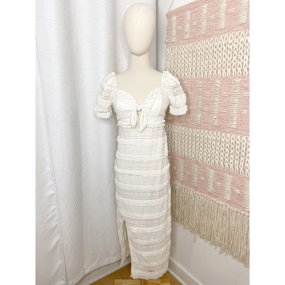 Show Me Your Mumu Honey Bun Vintage Ruffle Dress M